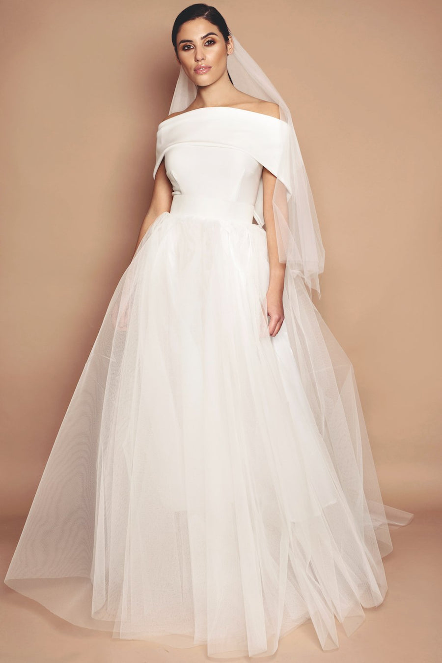 Ivory Holly Wedding Dress - Full Length