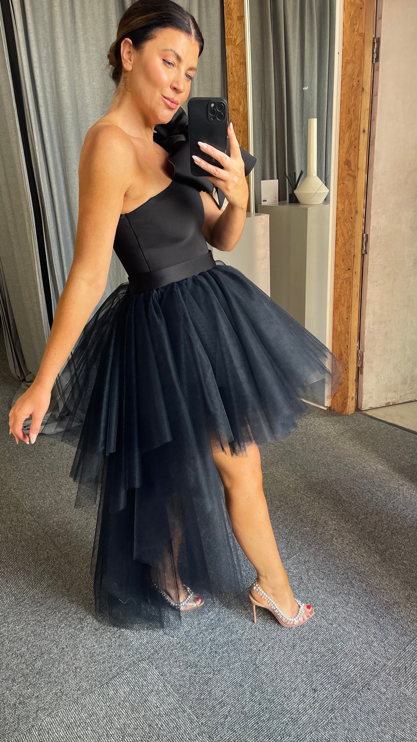 Black Roxy Tulle Skirt