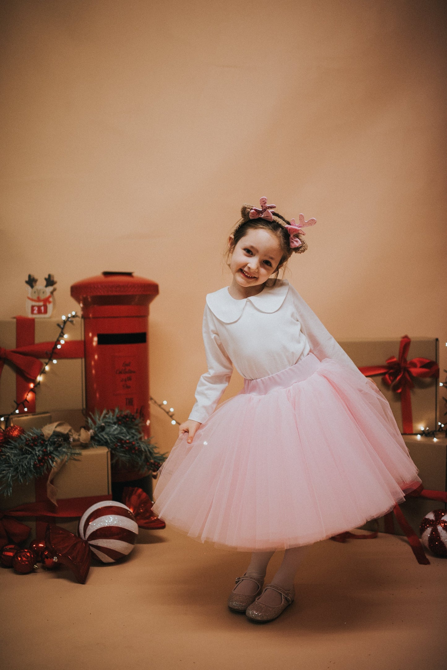 Pink Tulle Kids Skirt