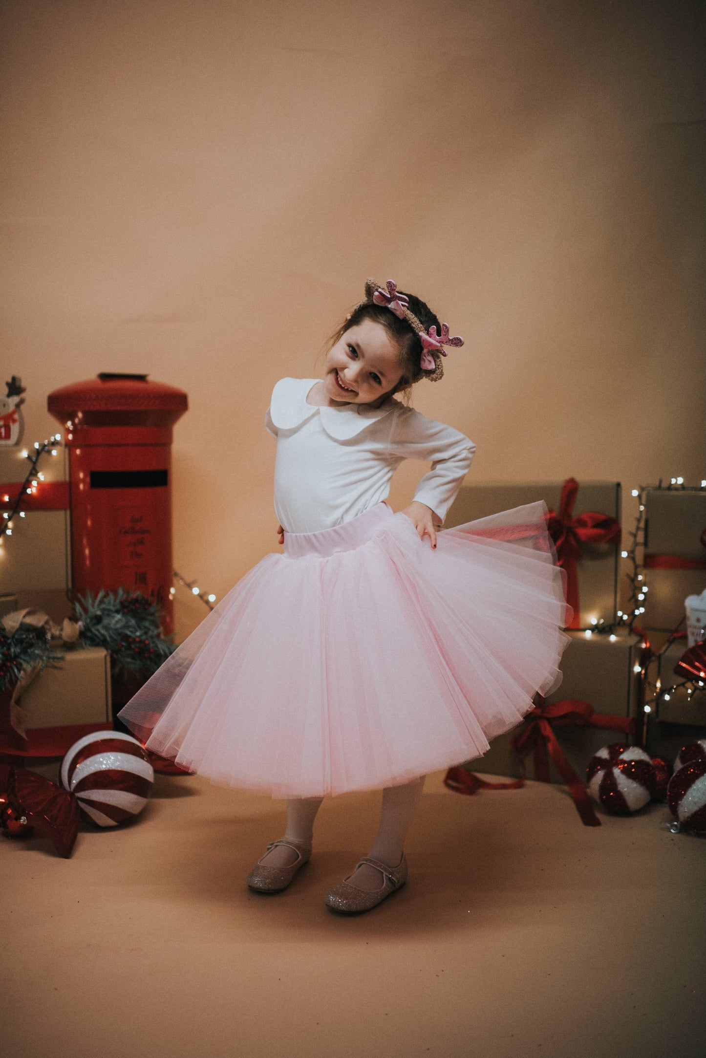 Pink Tulle Kids Skirt