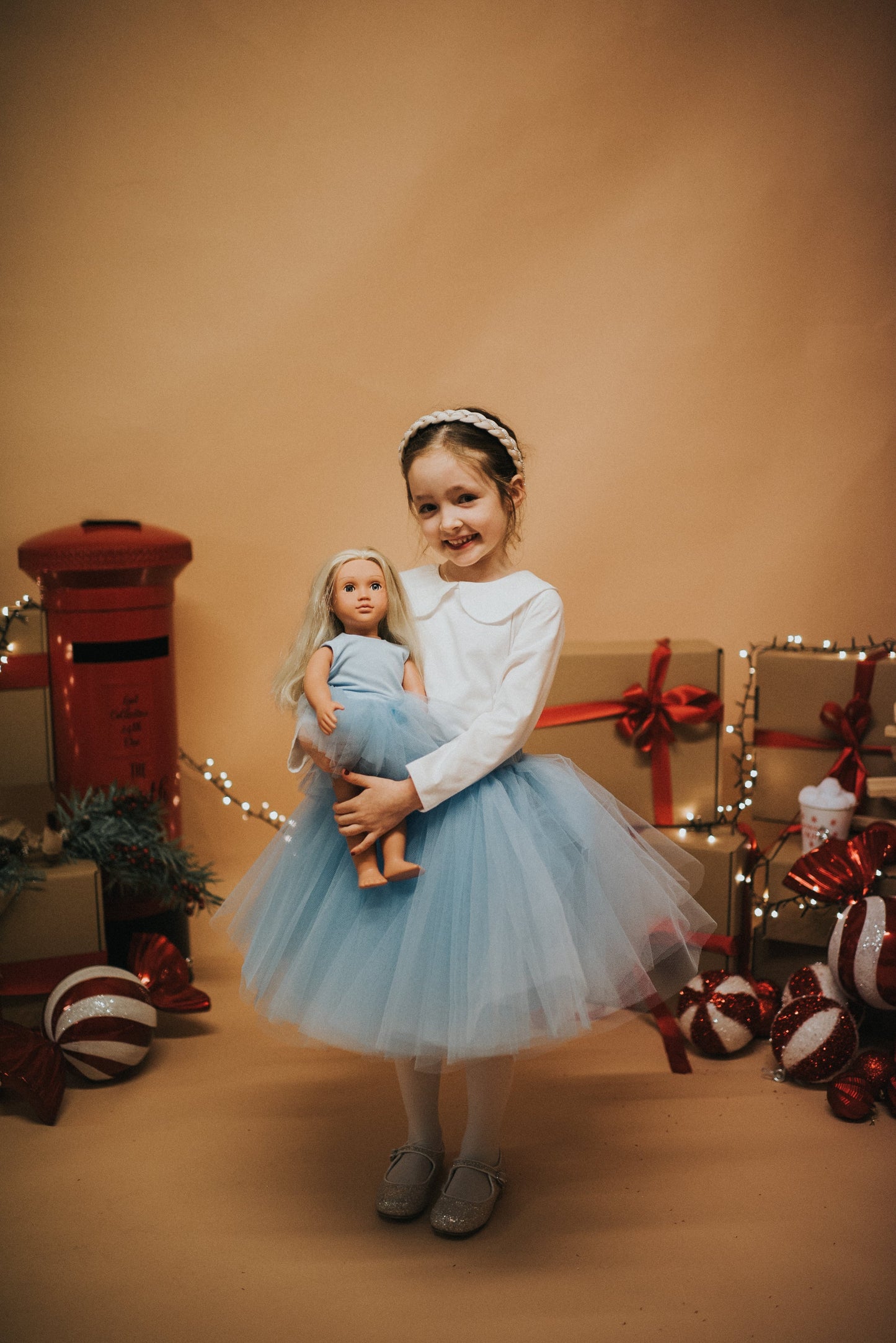 Baby Blue Tulle Kids Skirt