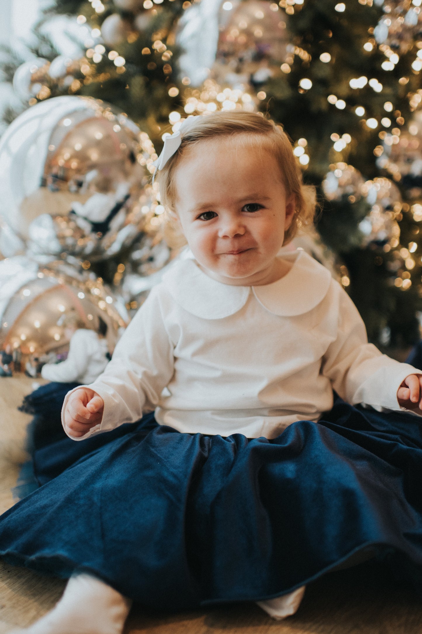 Kaya Navy Velvet Tulle Skirt