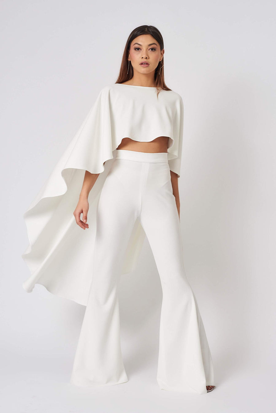 Ivory Cropped Roxy Suit