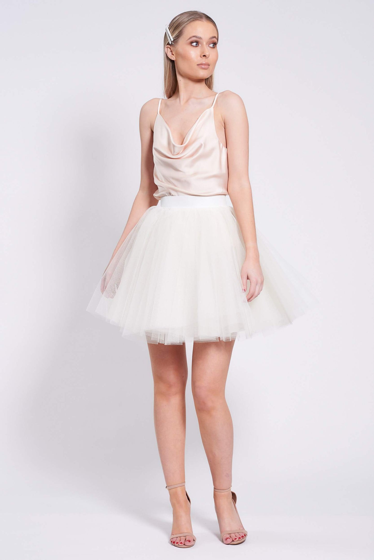 Ivory Mini Tulle Skirt - SALE