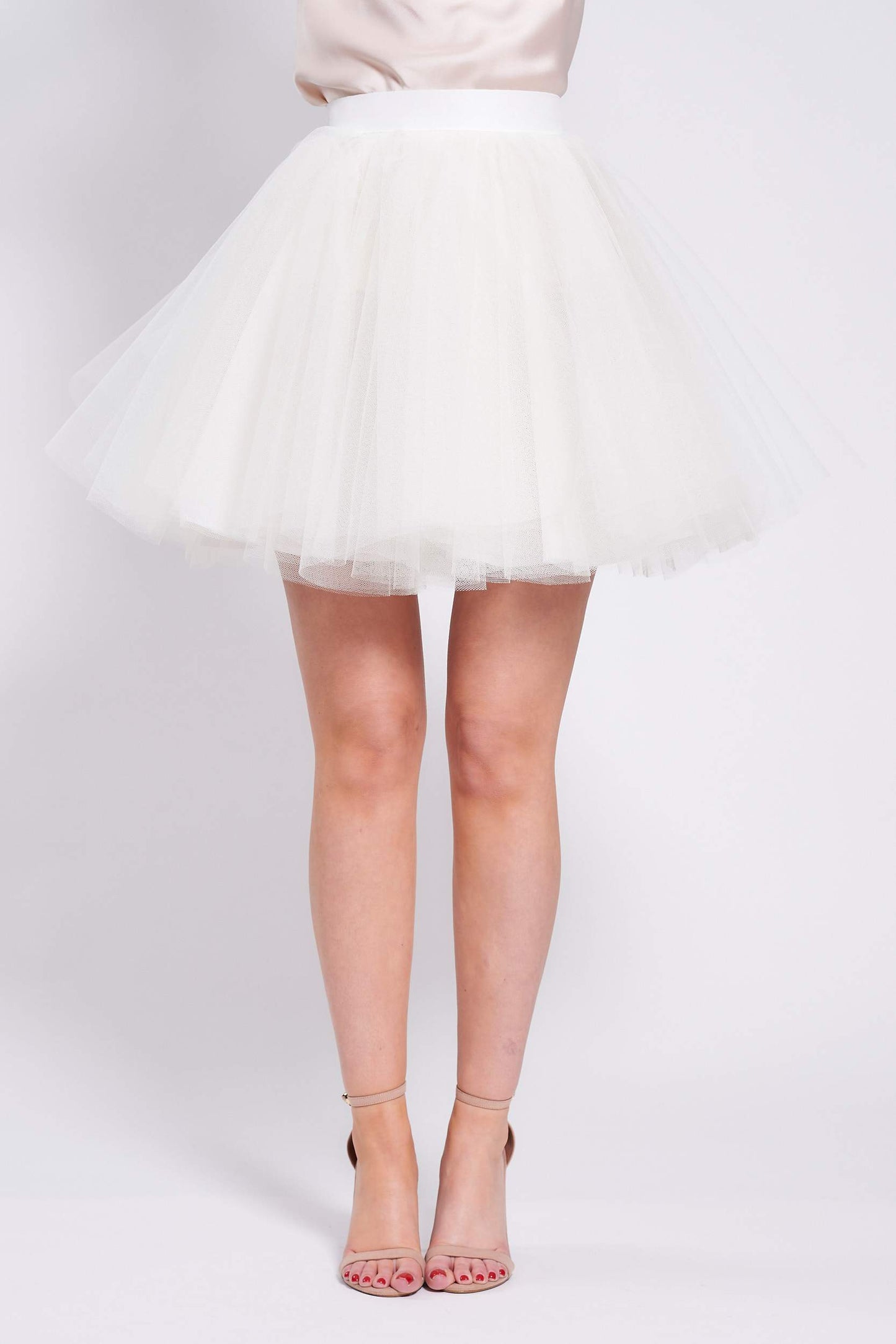 Ivory Mini Tulle Skirt - SALE