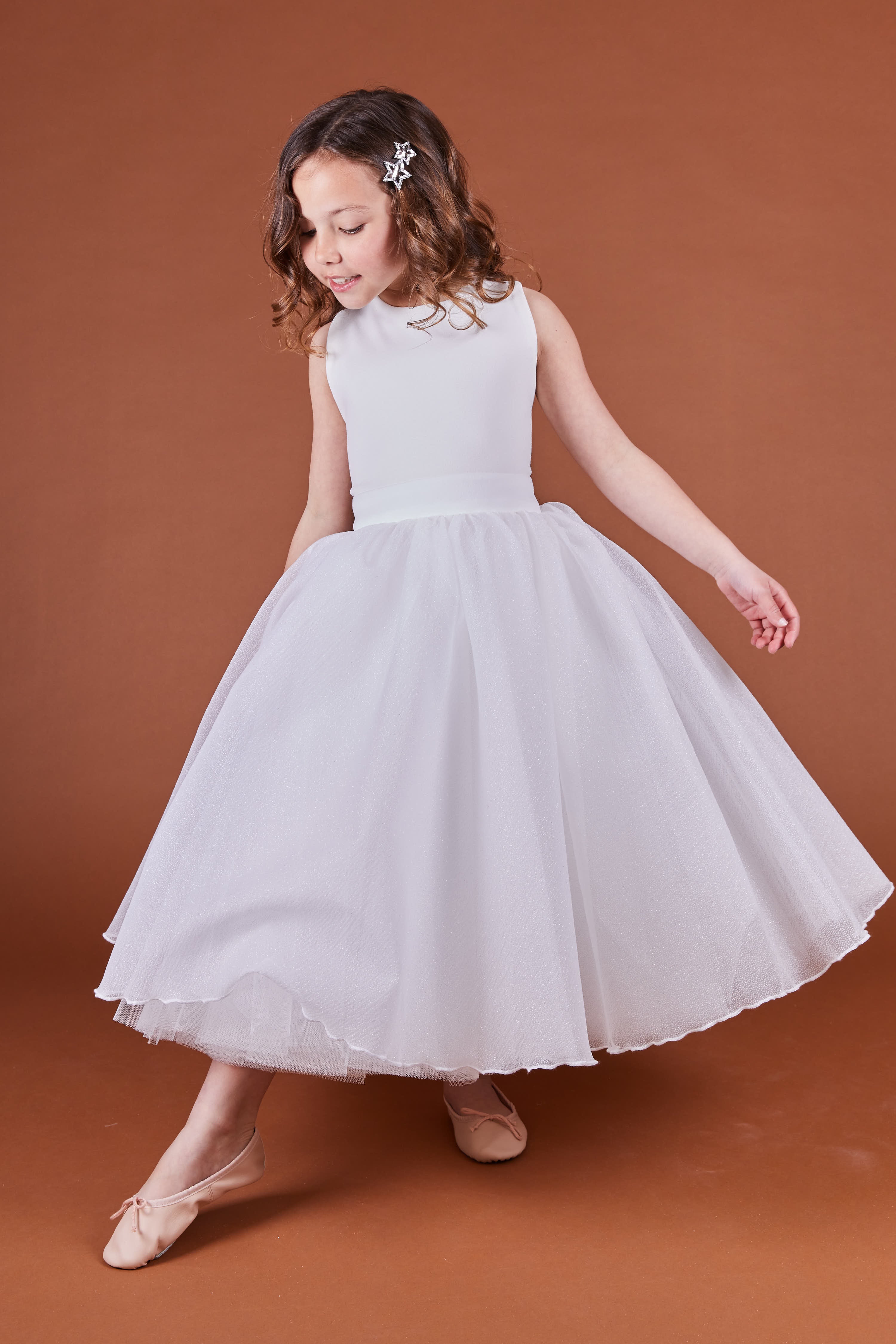 Maya Bow Flower Girl Dress 1 2