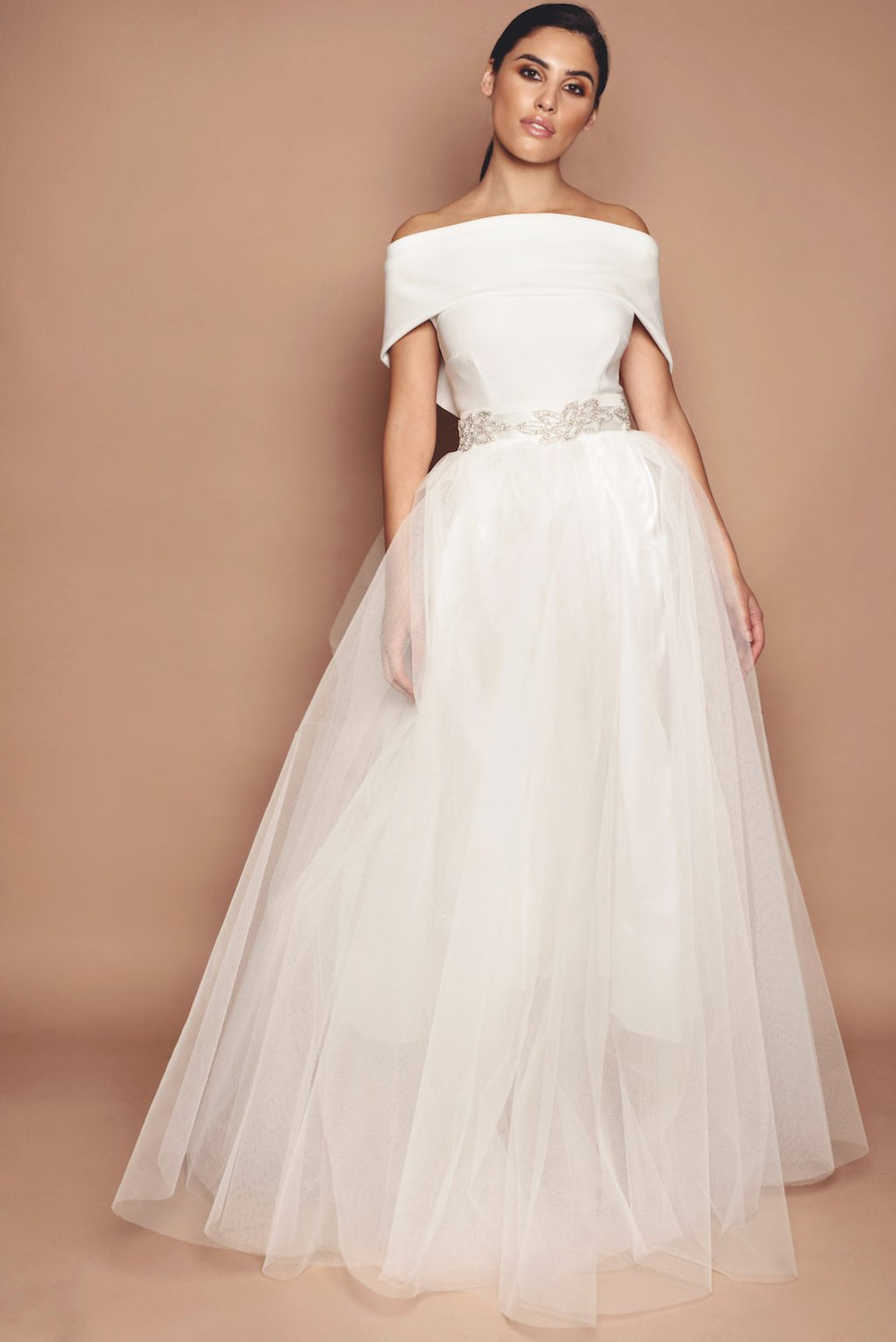 Ivory Holly Wedding Dress - Full Length