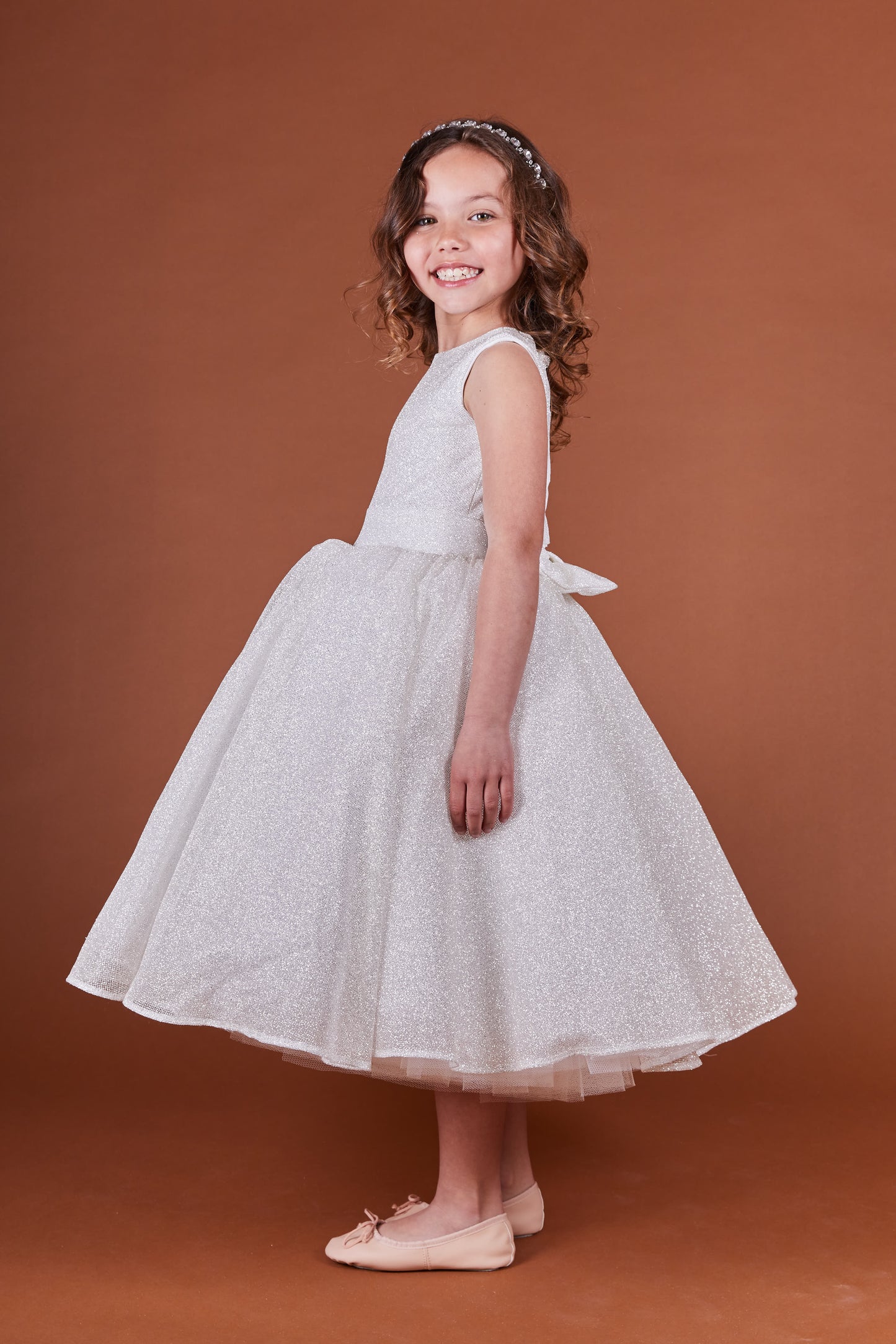 Melody Sparkle Flower Girl Dress