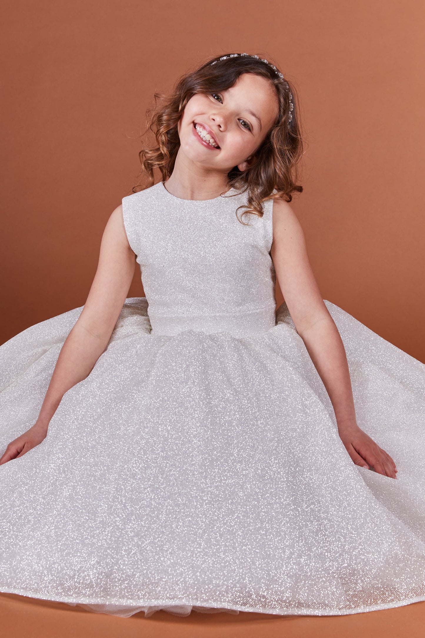 Melody Sparkle Flower Girl Dress